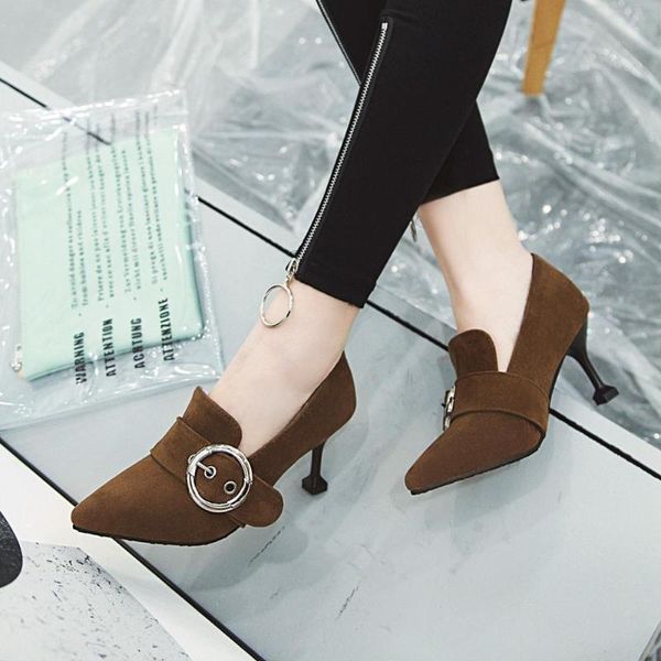 big size 31-43 spring & autumn solid fashion women flock buckle thin heels pumps 4 colors dress shoes, Black
big size 31-43 spring & autumn solid fashion women flock buckle thin heels pumps 4 colors dress shoes, Black
