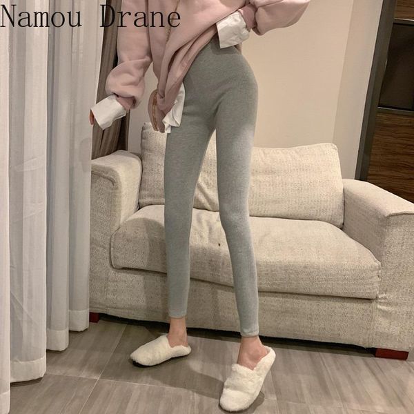 women's leggings grey slim for women fall/winter 2021 korean version of skinny stretch pants with feet, Black
women's leggings grey slim for women fall/winter 2021 korean version of skinny stretch pants with feet, Black
