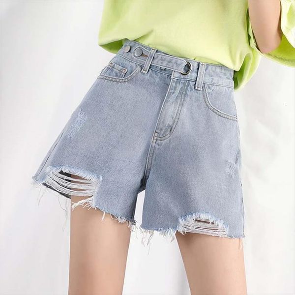 ailegogo summer wide leg women shorts hole blue denim streetwear high waist loose size jeans, White;black
ailegogo summer wide leg women shorts hole blue denim streetwear high waist loose size jeans, White;black