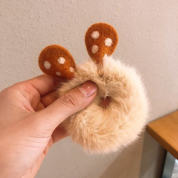 EYL dongdamen ornament in south korea circle wool felt ear rubber band girl ornament lovely girl head hair accessories rope hair rope, Slivery;white
EYL dongdamen ornament in south korea circle wool felt ear rubber band girl ornament lovely girl head hair accessories rope hair rope, Slivery;white
