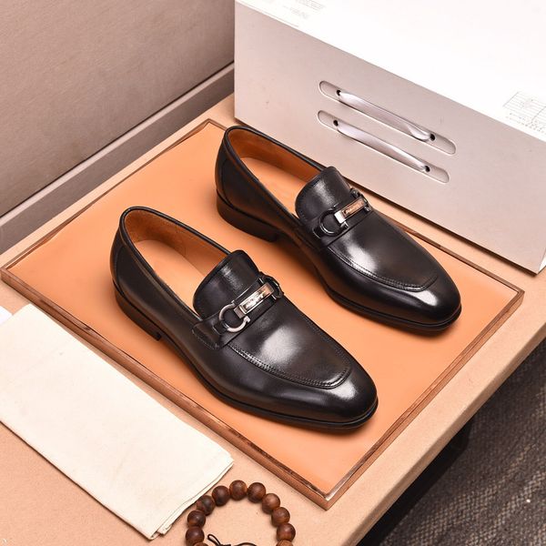 fashion 2022 men slip on classic casual flats wedding party genuine leather dress shoes brand business loafers size 38-44, Black
fashion 2022 men slip on classic casual flats wedding party genuine leather dress shoes brand business loafers size 38-44, Black