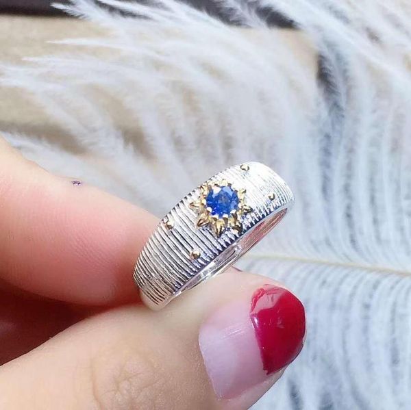 cluster rings natural real blue flower sapphire ring 925 sterling silver fine handworked jewelry finger, Golden;silver
cluster rings natural real blue flower sapphire ring 925 sterling silver fine handworked jewelry finger, Golden;silver
