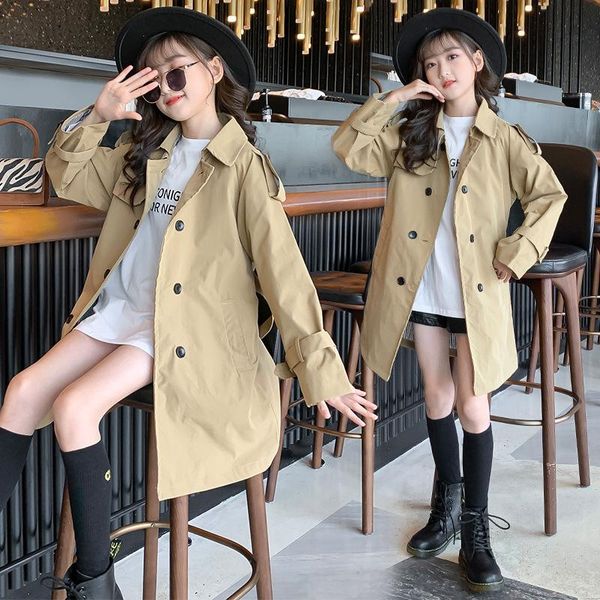 coat 2021 children's jacket spring and autumn clothes in the big boy british style parent-child mid-length, Blue;gray
coat 2021 children's jacket spring and autumn clothes in the big boy british style parent-child mid-length, Blue;gray