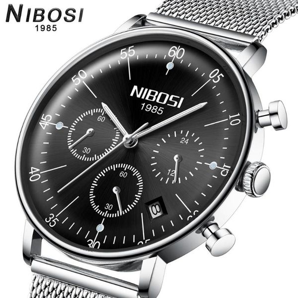 wristwatches nibosi quartz watch men mess belt waterproof clock mens watches causal sport wrist male relogio masculino, Slivery;brown
wristwatches nibosi quartz watch men mess belt waterproof clock mens watches causal sport wrist male relogio masculino, Slivery;brown