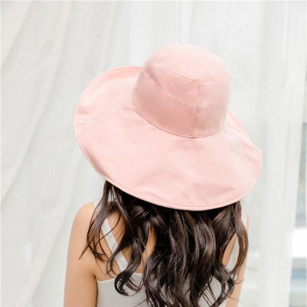 wide brim hats women bucket hat foldable sun protective widen casual cap for summer dome solid color suitable girls, Blue;gray
wide brim hats women bucket hat foldable sun protective widen casual cap for summer dome solid color suitable girls, Blue;gray