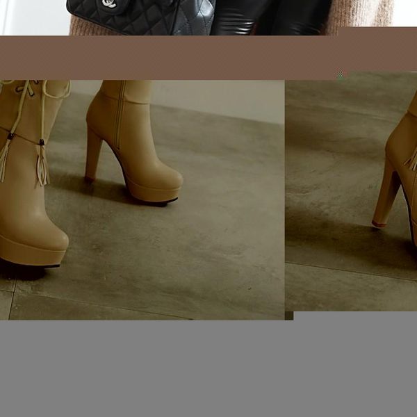 boots big size 9 10 11 12 women woman winter shoes botas side zipper with cross strap tassel pendant, Black
boots big size 9 10 11 12 women woman winter shoes botas side zipper with cross strap tassel pendant, Black