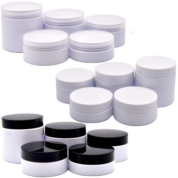 storage bottles & jars 50/80/100/150g cream jar white plastic cosmetic container with screw cap empty makeup refillable packing pot box mask
storage bottles & jars 50/80/100/150g cream jar white plastic cosmetic container with screw cap empty makeup refillable packing pot box mask