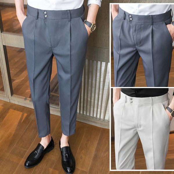 men's suits & blazers 2021 spring autumn solid color men suit pants business dress casual office wedding trousers streetwear costume ho, White;black
men's suits & blazers 2021 spring autumn solid color men suit pants business dress casual office wedding trousers streetwear costume ho, White;black