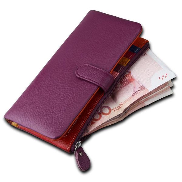 wallets 2021 women real cow genuine leather long designer clutch cowhide wallet fashion purse, Red;black
wallets 2021 women real cow genuine leather long designer clutch cowhide wallet fashion purse, Red;black