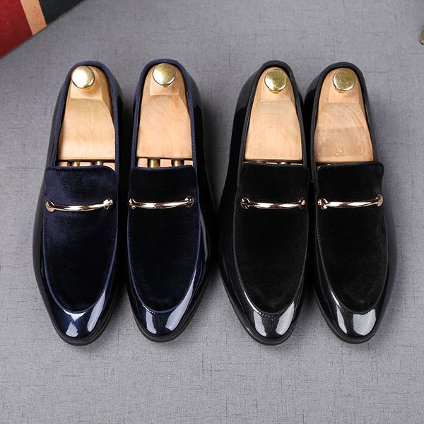 luxury fashion autumn shadow patent leather groom wedding shoes italian style slip on oxford dress party loafers h18, Black
luxury fashion autumn shadow patent leather groom wedding shoes italian style slip on oxford dress party loafers h18, Black