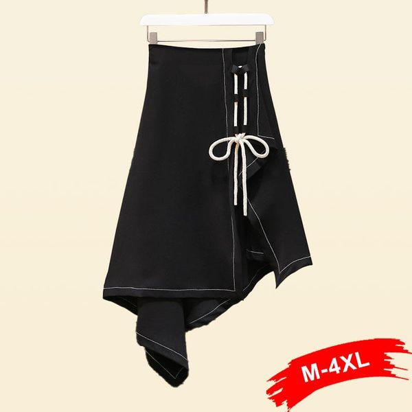 skirts plus size lace up asymmetric black maxi skirt 4xl korean style street irregular mid length long gothic dark pleated women
skirts plus size lace up asymmetric black maxi skirt 4xl korean style street irregular mid length long gothic dark pleated women