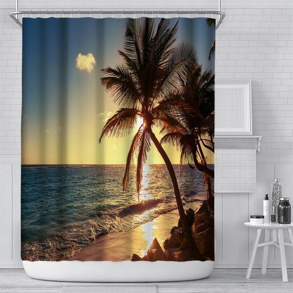 selling coconut beach seascape sunset mildew proof waterproof quick drying shower curtain perforated printing curtains
selling coconut beach seascape sunset mildew proof waterproof quick drying shower curtain perforated printing curtains