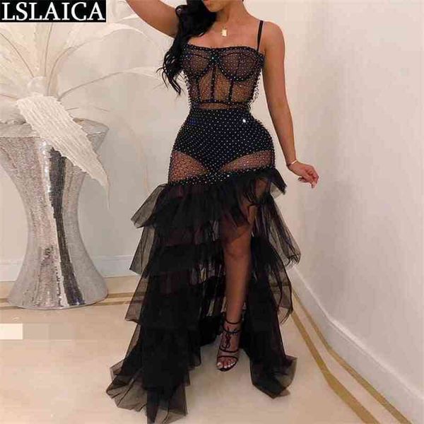 woman dress mesh see through spaghetti strap sleeveless maxi slit black party club plus size vestido 210515, Black;gray
woman dress mesh see through spaghetti strap sleeveless maxi slit black party club plus size vestido 210515, Black;gray