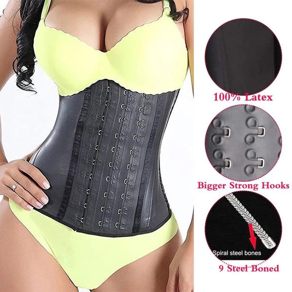 women's shapers latex waist trainer body shaper shapewear slimming sheath belly girdle workout tummy control corset for women colombian, Black;white
women's shapers latex waist trainer body shaper shapewear slimming sheath belly girdle workout tummy control corset for women colombian, Black;white