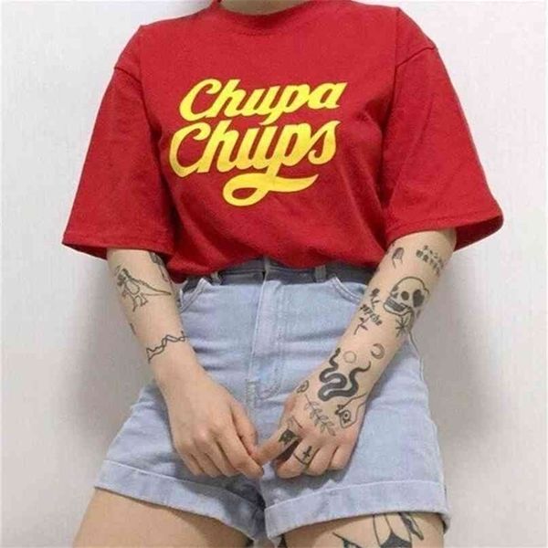 chupa chups women girl tumblr fashion cute street style graphic tee hipsters casual loose red t-shirt 210512, White
chupa chups women girl tumblr fashion cute street style graphic tee hipsters casual loose red t-shirt 210512, White