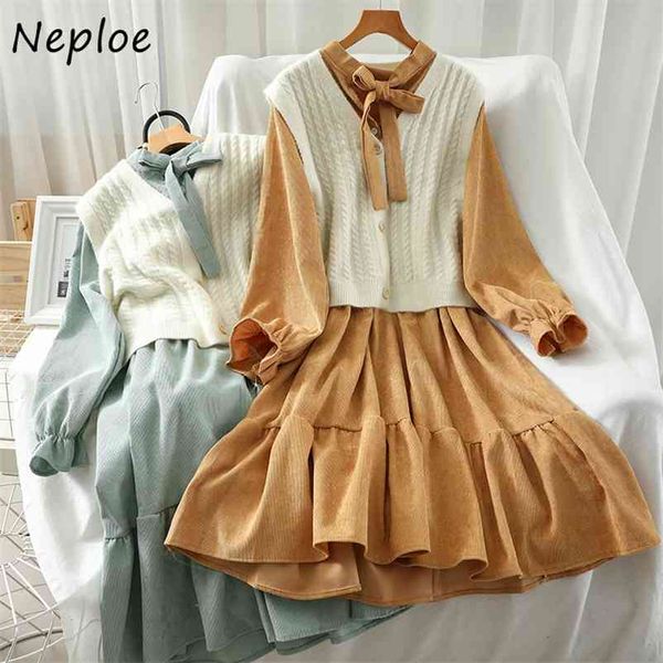korean style fashion suit tie collar slim waist mid-length dress v-neck single breasted knitted vest 2 piece set women 210422, White
korean style fashion suit tie collar slim waist mid-length dress v-neck single breasted knitted vest 2 piece set women 210422, White