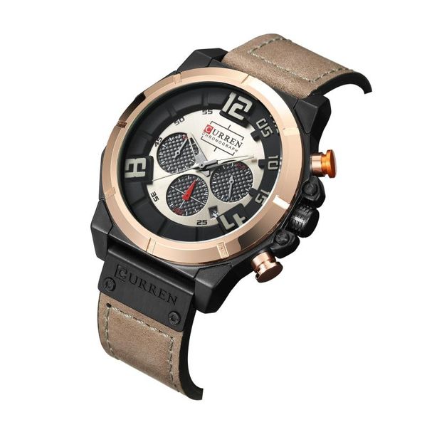 wristwatches 2021 student sports watch concept men's waterproof quartz calendar casual belt fashion, Slivery;brown
wristwatches 2021 student sports watch concept men's waterproof quartz calendar casual belt fashion, Slivery;brown
