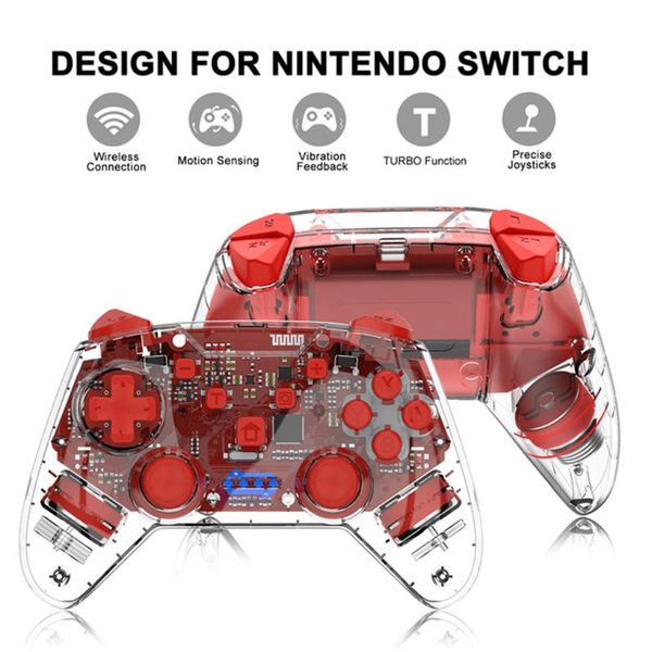 game controllers & joysticks bluetooth controller adjustable dual rechargeable wireless gamepad for switch pro
game controllers & joysticks bluetooth controller adjustable dual rechargeable wireless gamepad for switch pro
