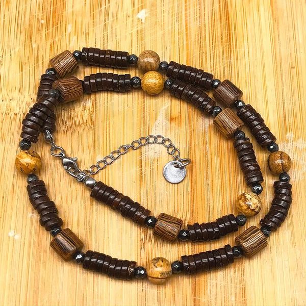 chains necklace women's natural tiger eye beads length 316 stainless steel accessories, Silver
chains necklace women's natural tiger eye beads length 316 stainless steel accessories, Silver