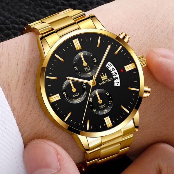 wristwatches ch men's watch stainless steel strap reloj hombre quartz fashion male clock wrist relogio masculino, Slivery;brown
wristwatches ch men's watch stainless steel strap reloj hombre quartz fashion male clock wrist relogio masculino, Slivery;brown