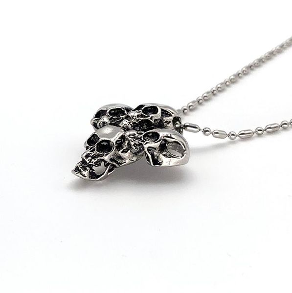 chains gothic punk stainless steel skulls pendant bamboo chain necklace for men daily accessories exquisite fashion, Silver
chains gothic punk stainless steel skulls pendant bamboo chain necklace for men daily accessories exquisite fashion, Silver