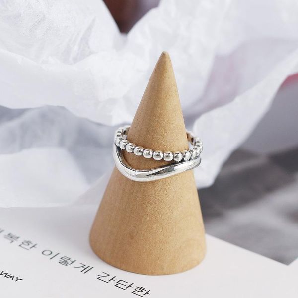 cluster rings antique genuine 925 sterling silver ins geometrical winding double opening ring women's fine jewelry, Golden;silver
cluster rings antique genuine 925 sterling silver ins geometrical winding double opening ring women's fine jewelry, Golden;silver