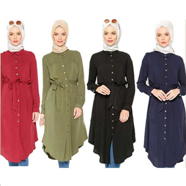 casual dresses long sleeve blouse abaya turkish muslim shirt turkey islamic clothing loose full, Black;gray
casual dresses long sleeve blouse abaya turkish muslim shirt turkey islamic clothing loose full, Black;gray