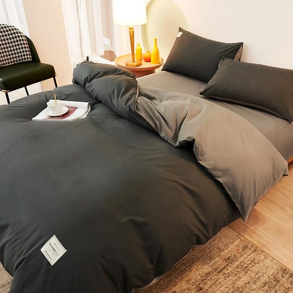 bedding sets est skin friendly fabric duvet cover set solid color single double king size quilt
bedding sets est skin friendly fabric duvet cover set solid color single double king size quilt
