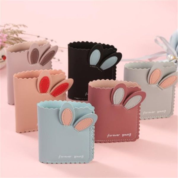 wallets korean cute women ears simple short wallet coin purse card holders handbag, Red;black
wallets korean cute women ears simple short wallet coin purse card holders handbag, Red;black