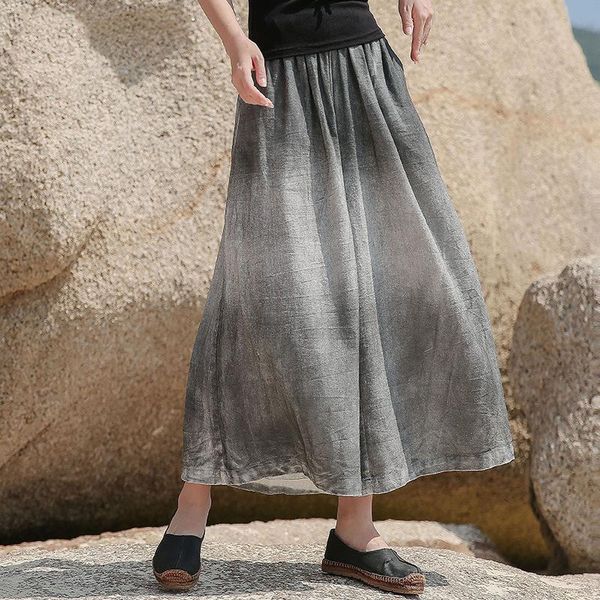 women's pants & capris johnature women cotton linen elastic waist pocket wide leg 2021 summer gradual change loose vintage trousers, Black;white
women's pants & capris johnature women cotton linen elastic waist pocket wide leg 2021 summer gradual change loose vintage trousers, Black;white