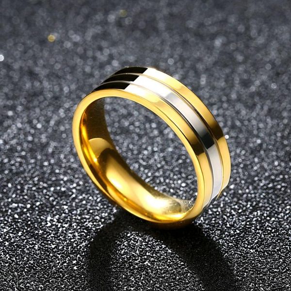 wedding rings fashion 6mm titanium steel gold silver color ring mens engagement band men jewelry party, Slivery;golden
wedding rings fashion 6mm titanium steel gold silver color ring mens engagement band men jewelry party, Slivery;golden