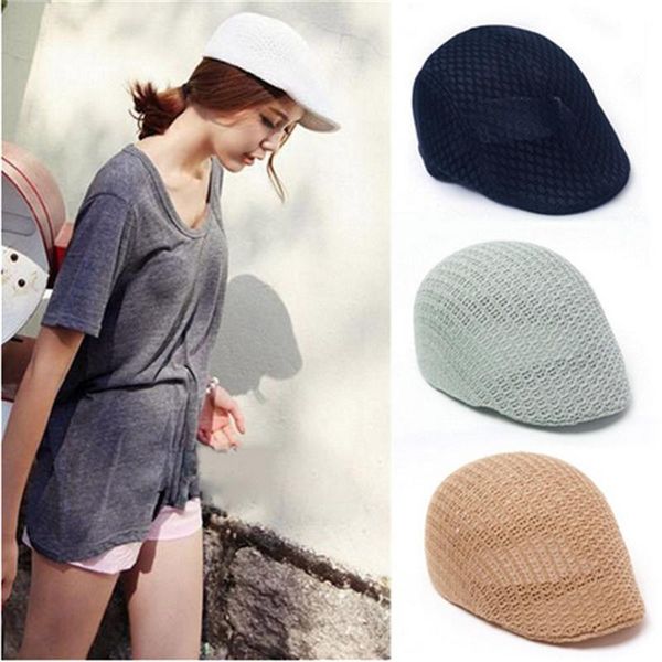 berets summer sun mesh beret cap sboy cabbie flat peaked hat men women casquette breathable, Blue;gray
berets summer sun mesh beret cap sboy cabbie flat peaked hat men women casquette breathable, Blue;gray