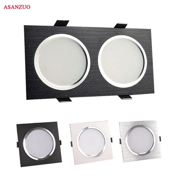downlights led 7w 14w ac85-265v square silver black white ceiling lamp down light for kitchen home office indoor lighting 
downlights led 7w 14w ac85-265v square silver black white ceiling lamp down light for kitchen home office indoor lighting