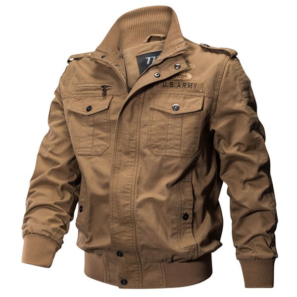 men's jackets autumn winter jacket men army cotton brand washed outerwear pilot air force plus size 6xl drop ipn1, Black;brown
men's jackets autumn winter jacket men army cotton brand washed outerwear pilot air force plus size 6xl drop ipn1, Black;brown