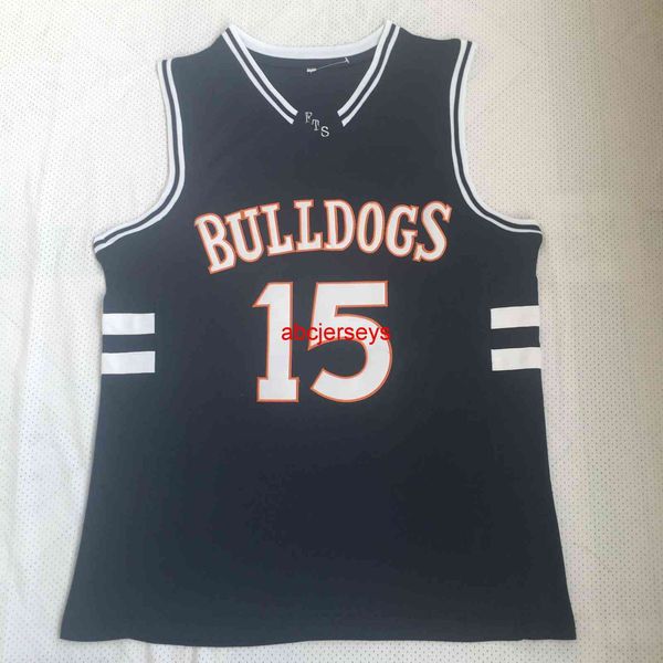 men's retro college stitched bulldogs high school #15 j. cole basketball jersey s, Black
men's retro college stitched bulldogs high school #15 j. cole basketball jersey s, Black