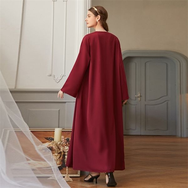 eid dubai abaya kimono hijab muslim dress abayas for women caftan kaftan european islam clothing robe femme musulman de mode, Red
eid dubai abaya kimono hijab muslim dress abayas for women caftan kaftan european islam clothing robe femme musulman de mode, Red