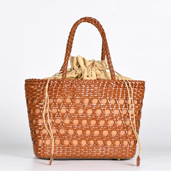 evening bags summer genuine leather hollowed woven shoulder bag with casual inside vintage shopping cowhide tote
evening bags summer genuine leather hollowed woven shoulder bag with casual inside vintage shopping cowhide tote