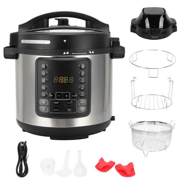 pressure cooker fryer stewing steaming 24-hour preset function detachable lid overtemperature protection double panel control electric skill
pressure cooker fryer stewing steaming 24-hour preset function detachable lid overtemperature protection double panel control electric skill