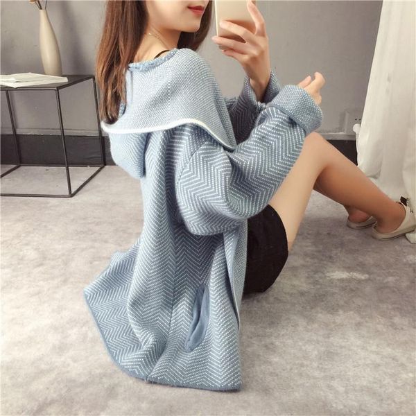 women's sweaters 2021 winter korean sweater cardigan small fresh sweet loose anti-season coat thick female, White;black
women's sweaters 2021 winter korean sweater cardigan small fresh sweet loose anti-season coat thick female, White;black