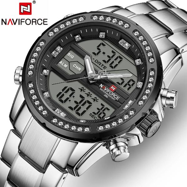 wristwatches naviforce mens watches quartz fashion casual chronograph date week sport waterproof relogio masculino, Slivery;brown
wristwatches naviforce mens watches quartz fashion casual chronograph date week sport waterproof relogio masculino, Slivery;brown