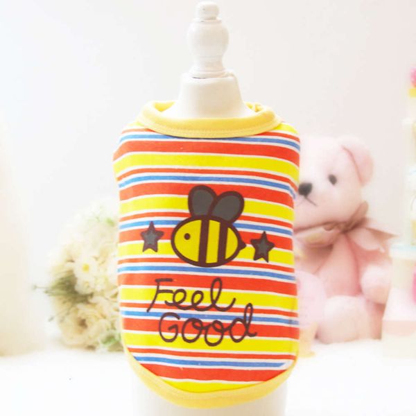 dog apparel dog vest spring summer dog clothing teddy small and medium sized bee print cat t-shirt
dog apparel dog vest spring summer dog clothing teddy small and medium sized bee print cat t-shirt