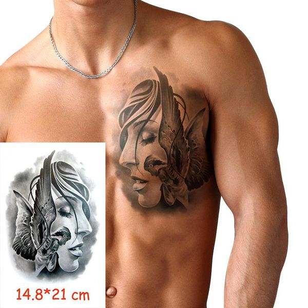 temporary tattoos waterproof tattoo sticker angel wings girl tatoo water transfer fake flash tatto woman man kid 14.8*21 cm
temporary tattoos waterproof tattoo sticker angel wings girl tatoo water transfer fake flash tatto woman man kid 14.8*21 cm