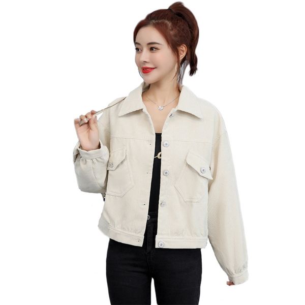 corduroy jacket women spring short style korean loose fashion baseball uniform solid color lr1072 210531, Black;brown
corduroy jacket women spring short style korean loose fashion baseball uniform solid color lr1072 210531, Black;brown