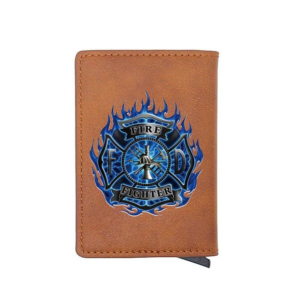 card holders classic fashion firemen brown digital printing leather holder wallet casual men women short mini purse gift, Brown;gray
card holders classic fashion firemen brown digital printing leather holder wallet casual men women short mini purse gift, Brown;gray
