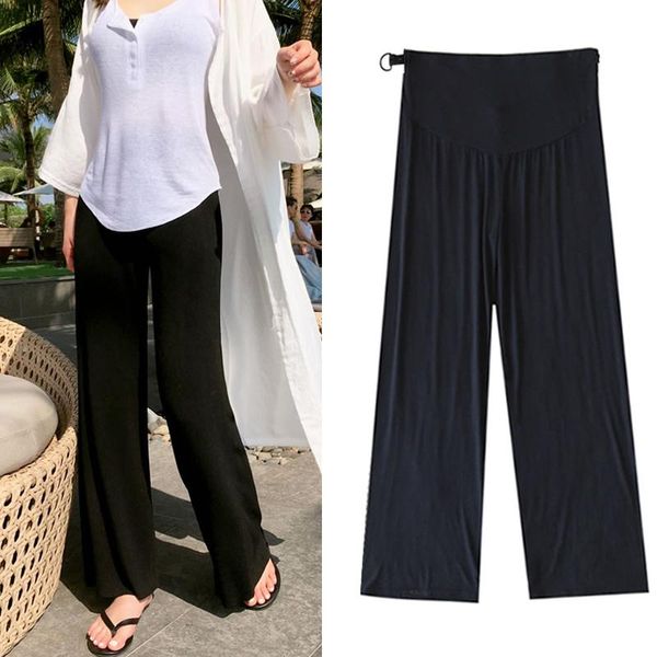 maternity bottoms maternit pants summer thin baggy modal straight tube belly support leggings, White
maternity bottoms maternit pants summer thin baggy modal straight tube belly support leggings, White