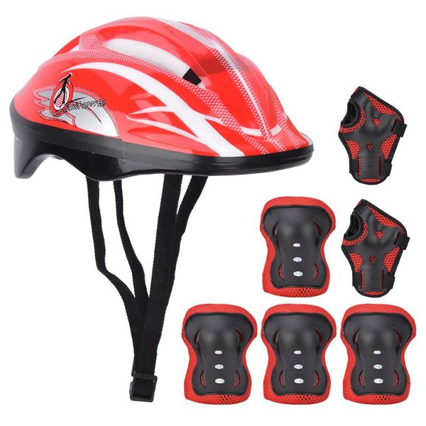 7pcs children helmet knee wrist guard elbow pad set cycling roller skating for cycling, & pads, Black;gray
7pcs children helmet knee wrist guard elbow pad set cycling roller skating for cycling, & pads, Black;gray