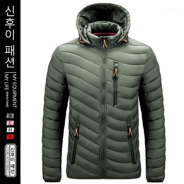 men's down & parkas jackets hooded male hat detachable cotton-padded coats autumn winter thick warm windbreak zipper men clothes, Black
men's down & parkas jackets hooded male hat detachable cotton-padded coats autumn winter thick warm windbreak zipper men clothes, Black