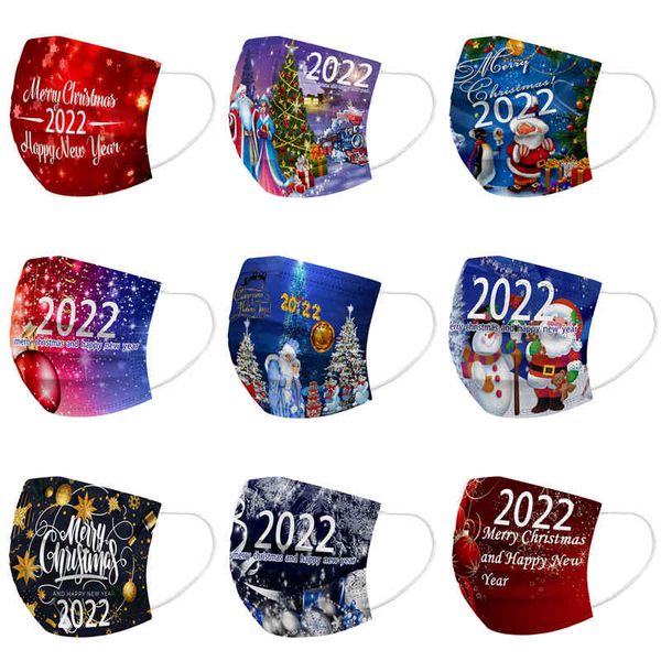 2022 year face mask christmas disposable masks print santa claus snowman red black blue purple dustproof breathable protective party
2022 year face mask christmas disposable masks print santa claus snowman red black blue purple dustproof breathable protective party