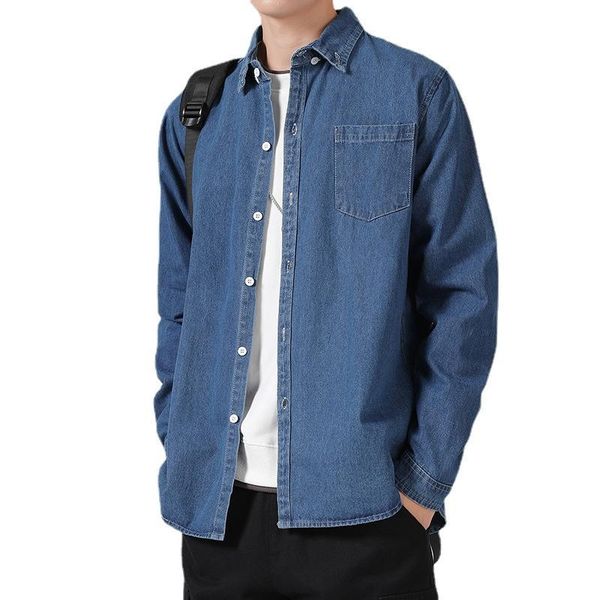 men's jackets korean version of the shirt man coat trendy denim clothing loose hong kong style cardigan clothes outerwear coats, Black;brown
men's jackets korean version of the shirt man coat trendy denim clothing loose hong kong style cardigan clothes outerwear coats, Black;brown