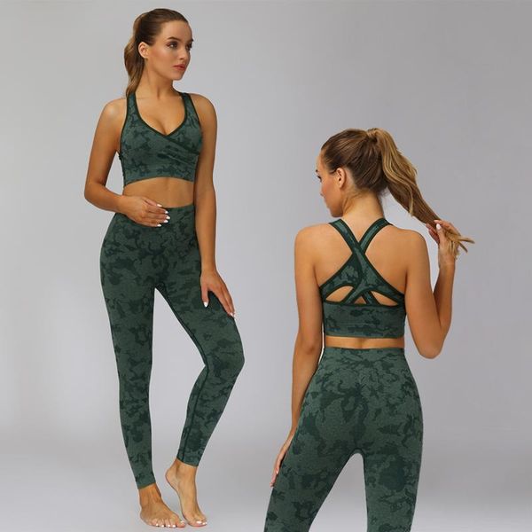 yoga outfit 2 piece camo seamless set women fitness clothing gym sets high waist leggings sport bras sports suits workout sportswear
yoga outfit 2 piece camo seamless set women fitness clothing gym sets high waist leggings sport bras sports suits workout sportswear
